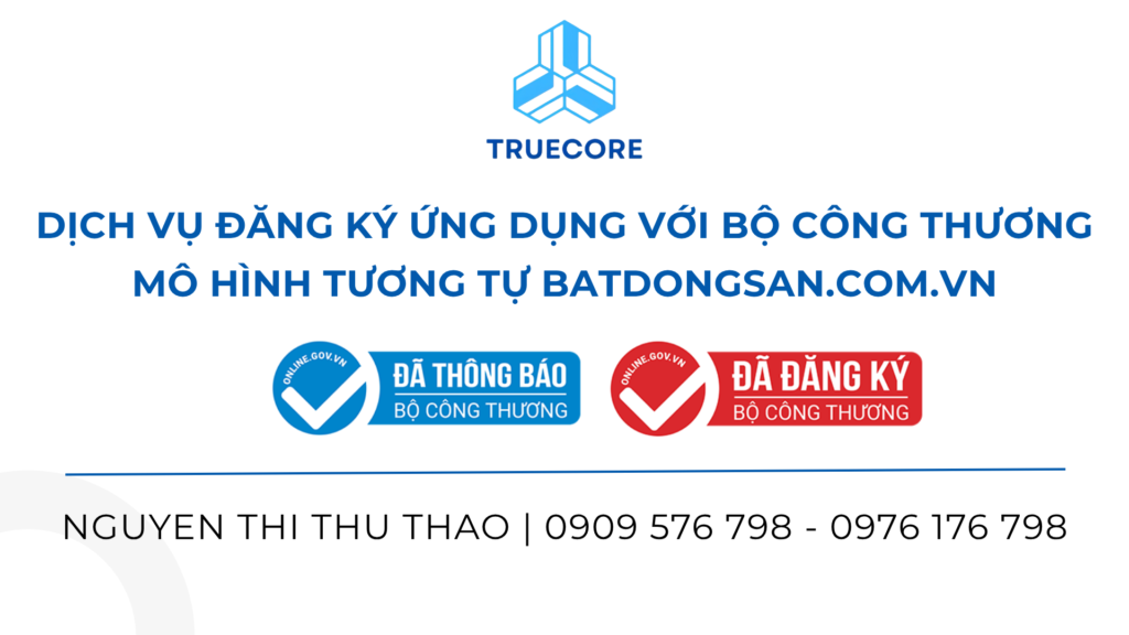 dịch vụ đăng ký ứng dụng với bộ công thương trọn gói toàn quốc