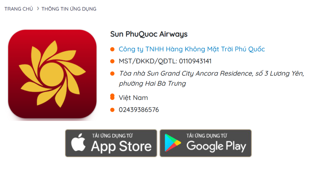 Định nghĩa về thông báo ứng dụng với bộ công thương