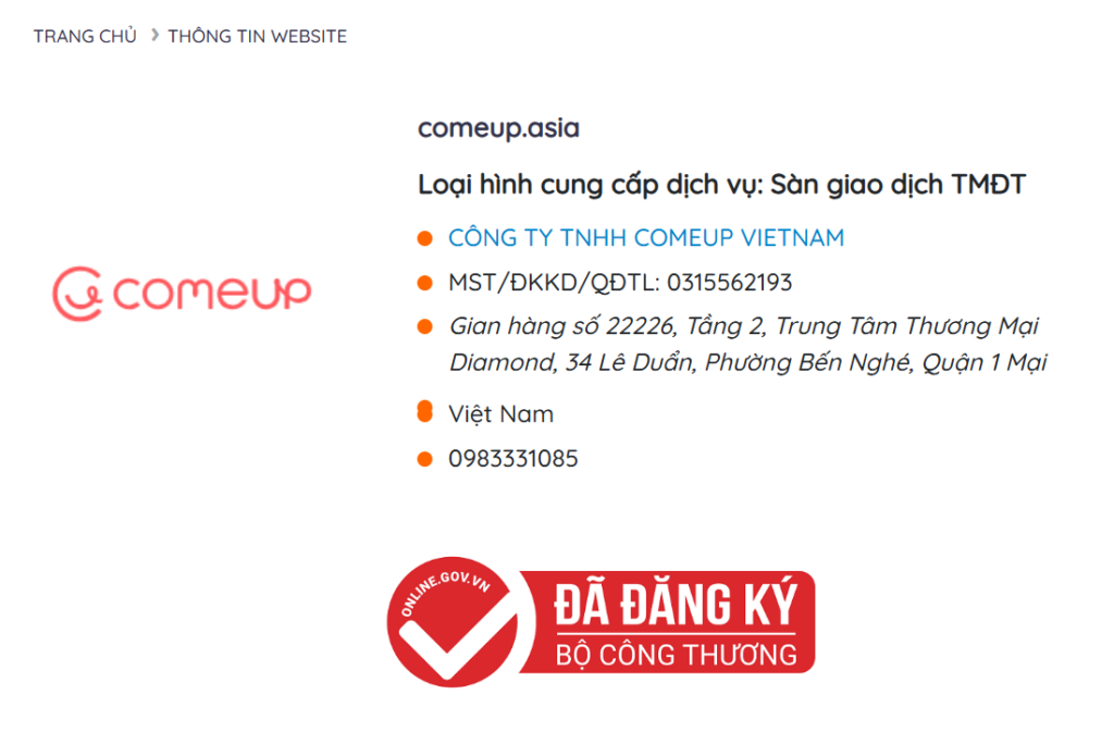 Dịch vụ đăng ký ứng dụng với Bộ Công Thương sàn việc làm tương tự VietnamWorks, Vieclam24h, JobsGO kiểm tra trực tiếp thông qua biểu tượng trên website
