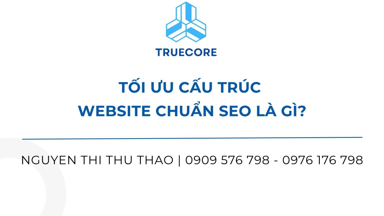tối ưu cấu trúc website chuẩn seo