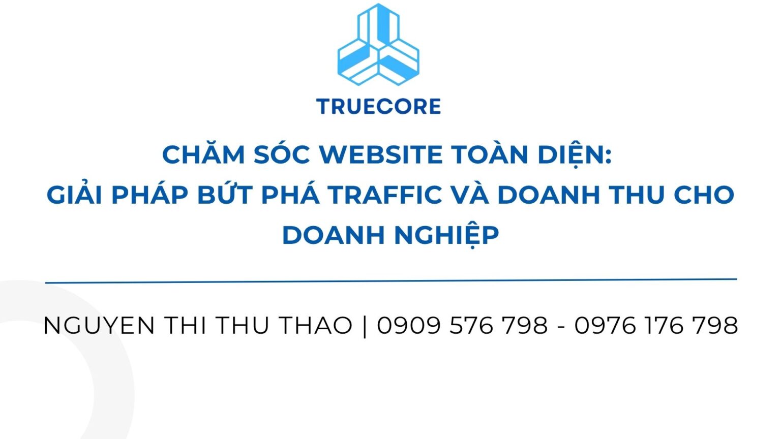 chăm sóc website toàn diện là gì