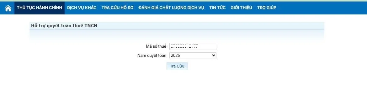 chọn kỳ kê khai và hình thức nộp hồ sơ