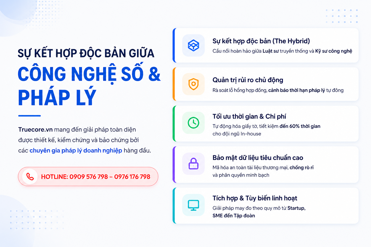 Đơn vị cung cấp các giải pháp kết hợp giữa công nghệ số và chuyên môn pháp lý doanh nghiệp