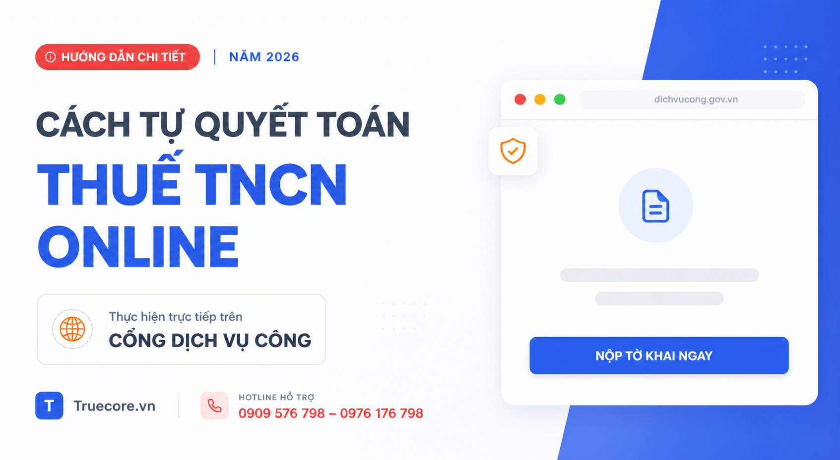 hướng dẫn cách tự quyết toán thuế tncn online