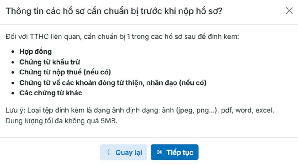 kê khai trực tuyến