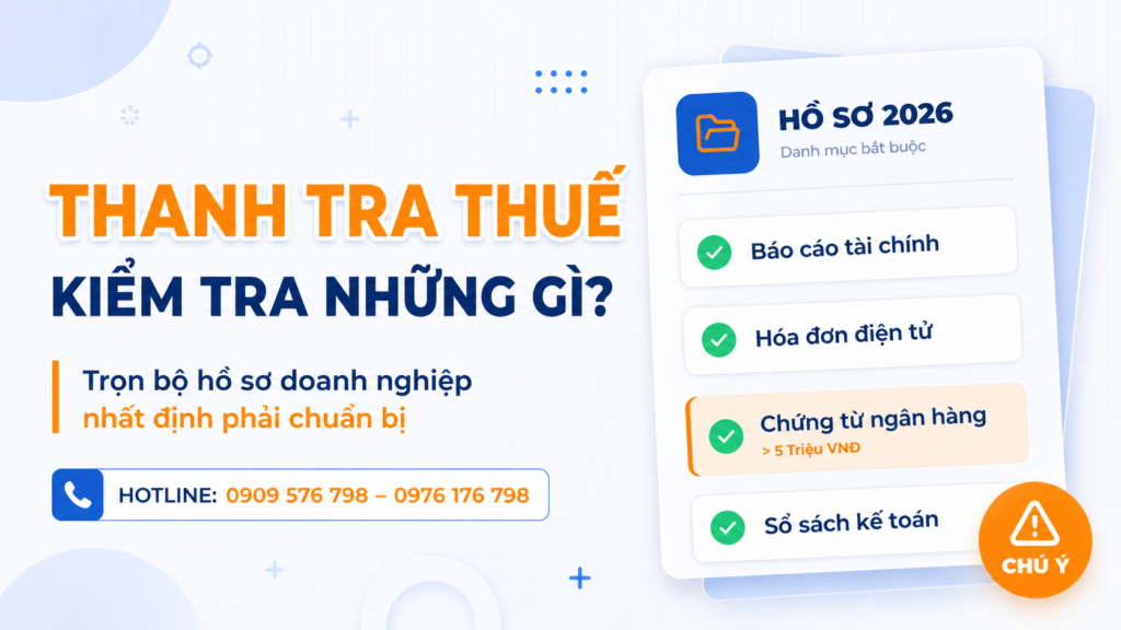 thanh tra thuế kiểm tra những gì