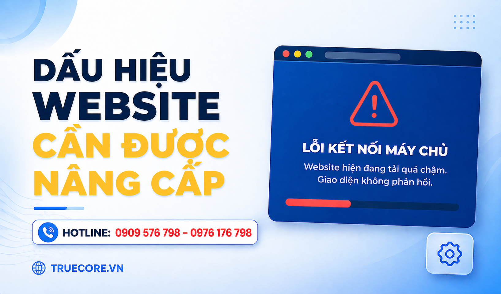 dấu hiệu website cần được nâng cấp ngay lập tức