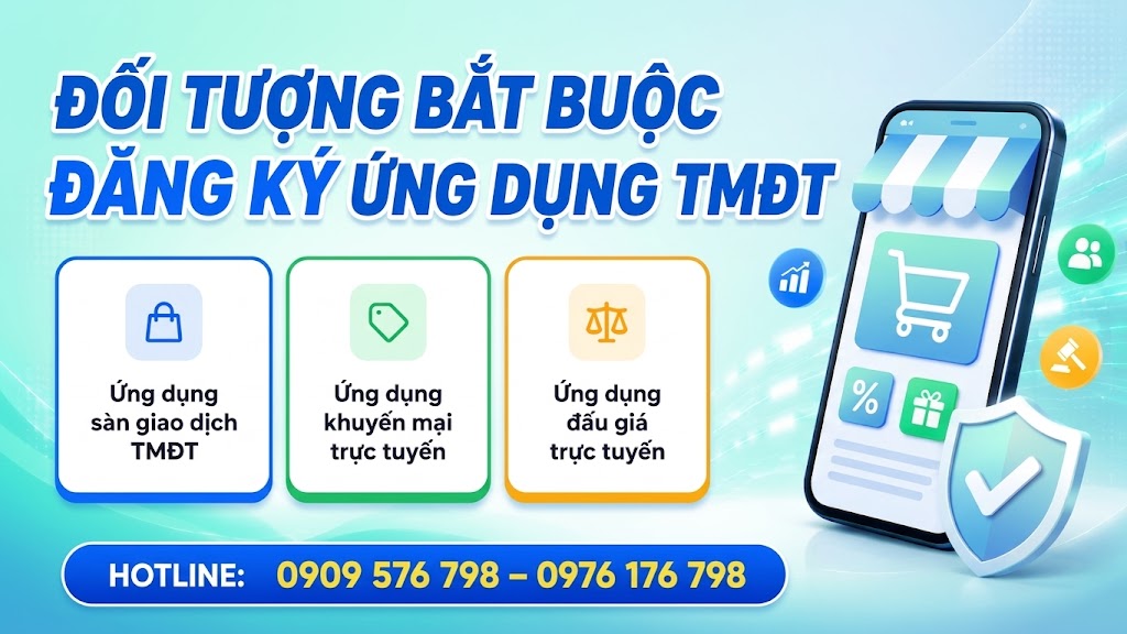 Điều kiện bắt buộc để đăng ký ứng dụng với bộ công thương là gì