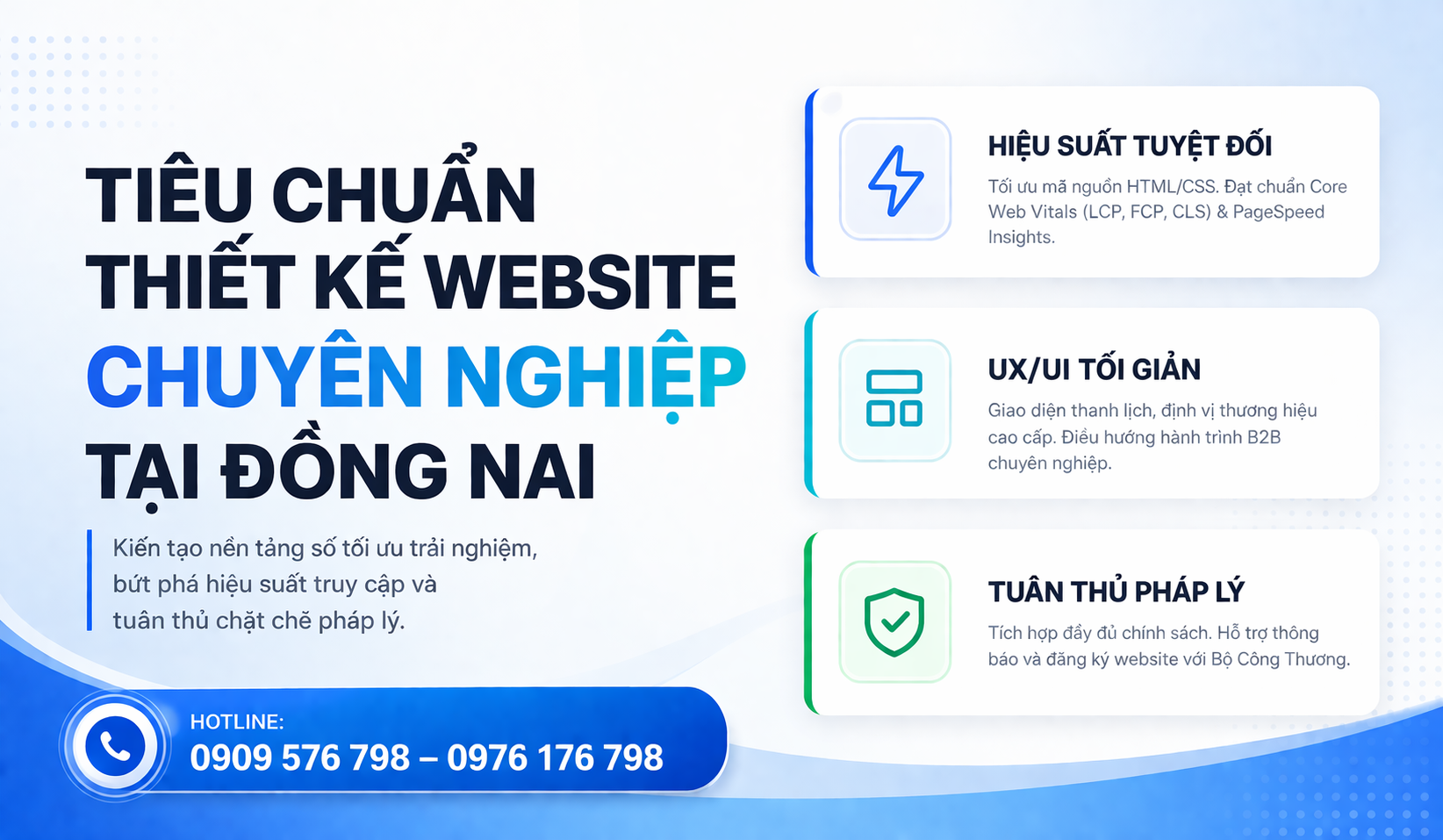 tiêu chuẩn thiết kế website chuyên nghiệp tại Đồng nai