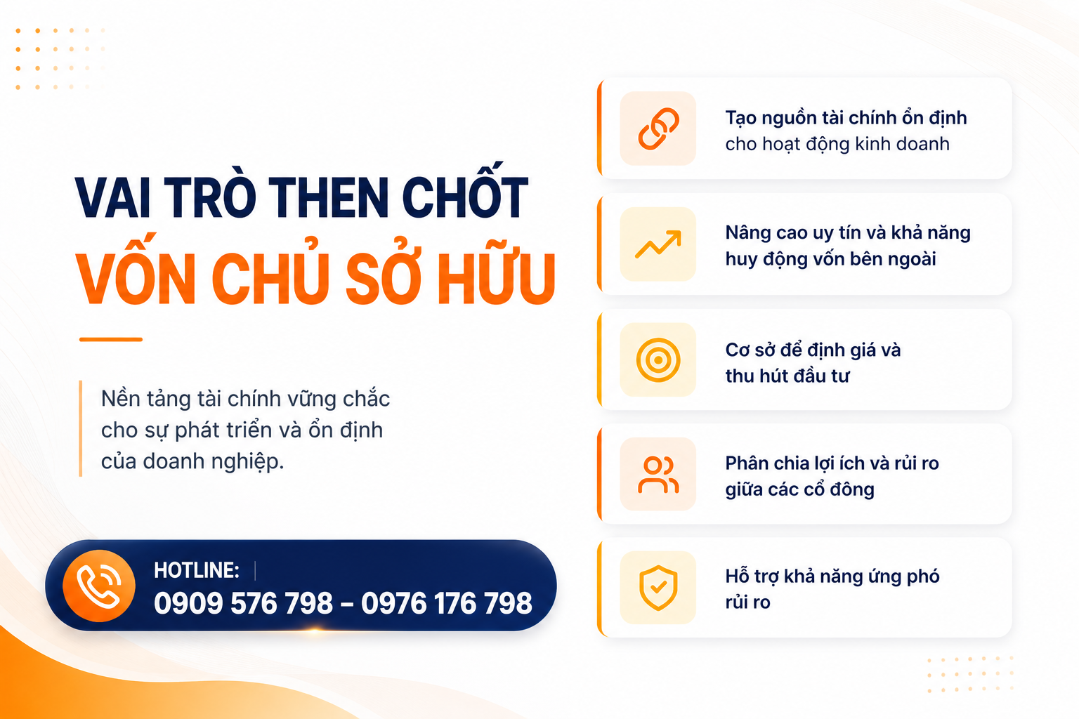 vai trò cốt lõi của vốn chủ sở hữu đối với doanh nghiệp