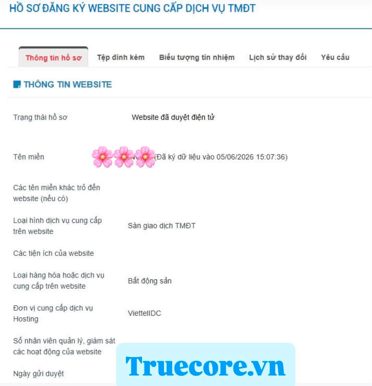 Đăng ký sàn tmĐt với bộ công thương phí bao nhiêu