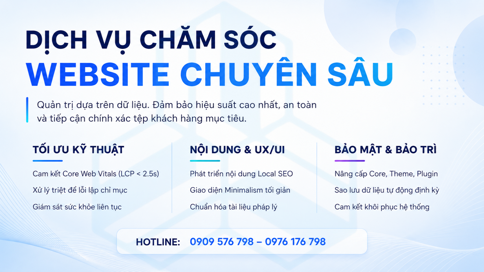 Giải pháp toàn diện từ Truecore.vn: Chăm sóc website tận tâm, vững vàng nền tảng tại sao doanh nghiệp cần dịch vụ chăm sóc website toàn diện