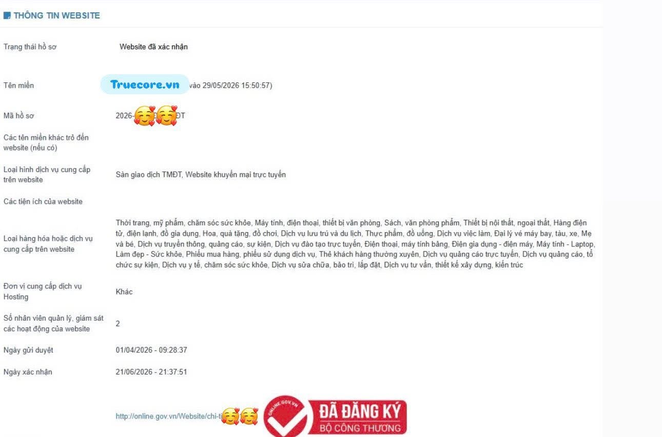 Trình tự thủ tục đăng ký sàn thương mại điện tử trên cổng online.gov.vn