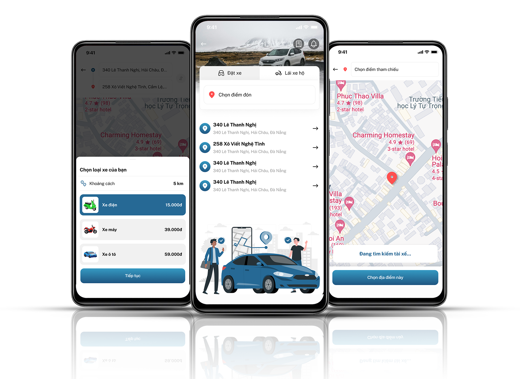 App Đặt Xe Công Nghệ