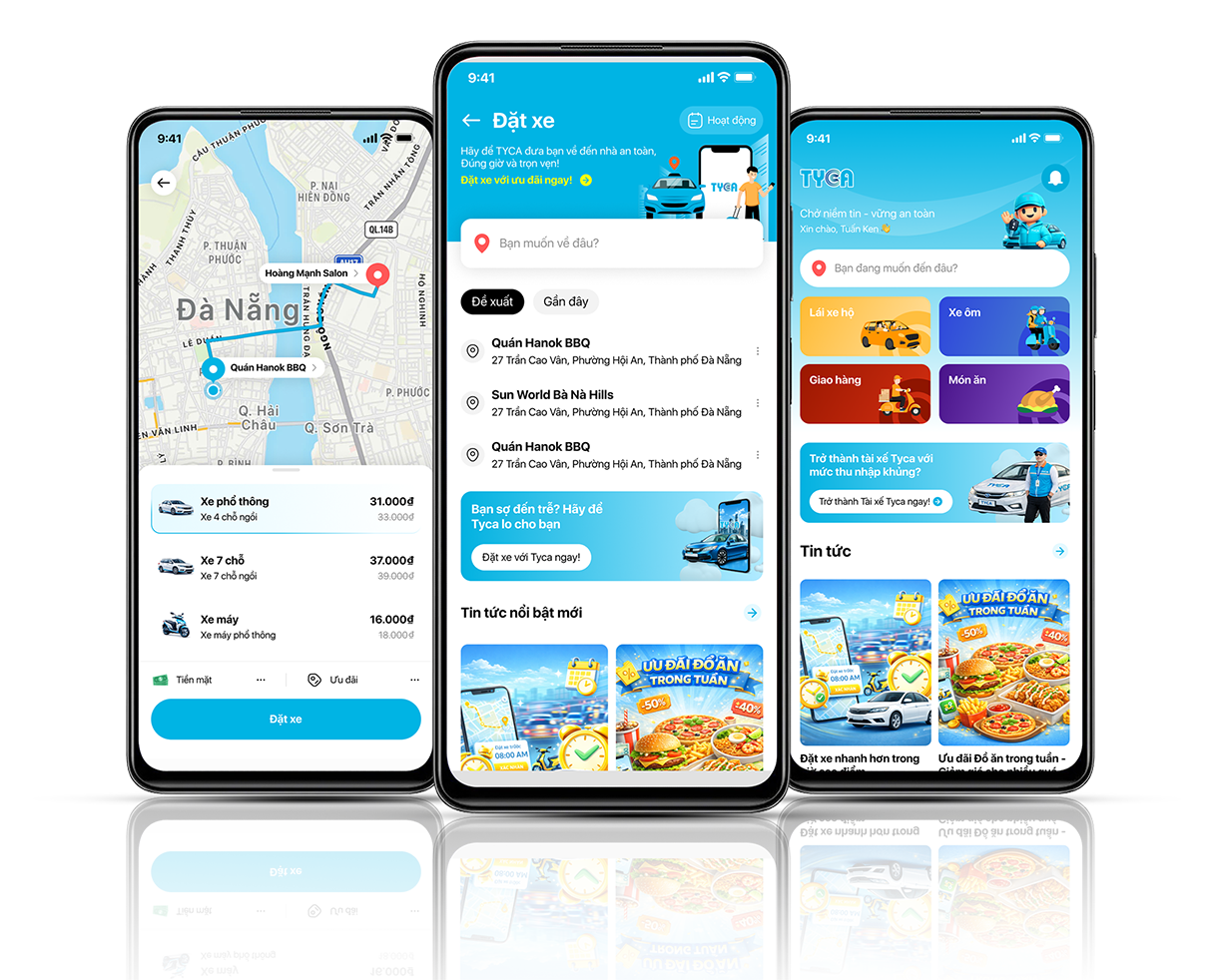 Thiết kế app gọi xe công nghệ TrueCore