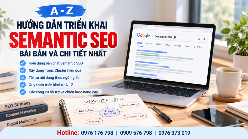 hướng dẫn triển khai semantic seo từ a z để thống trị thứ hạng google