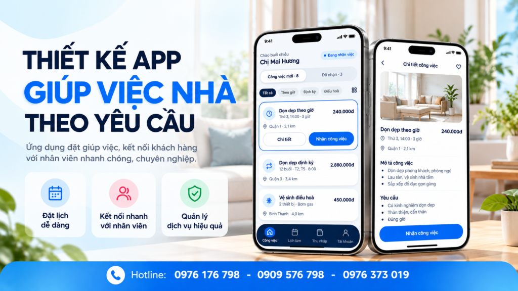 thiết kế app giúp việc nhà là gì