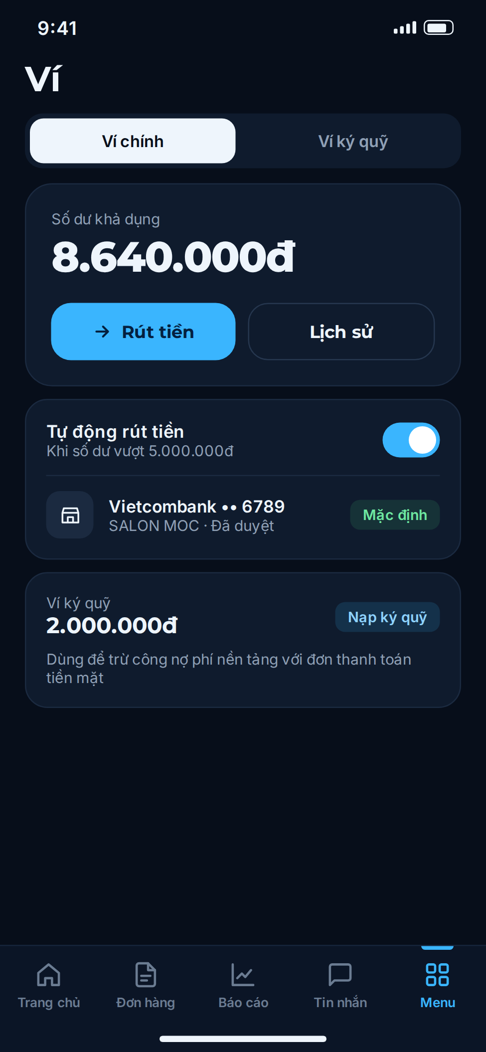 Hệ thống quản trị salon tóc