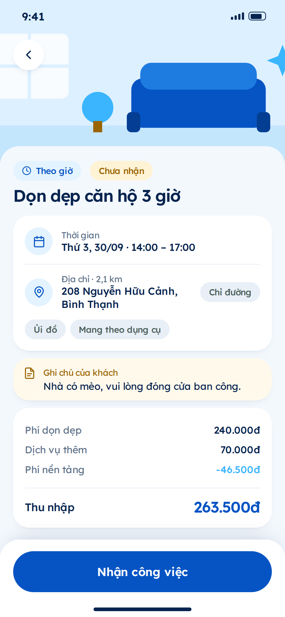 Ứng dụng mobile dành cho nhân viên